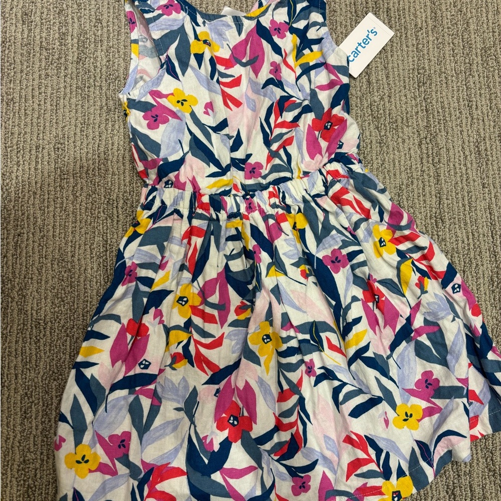 NWT Carter’s Girls Linen Dress